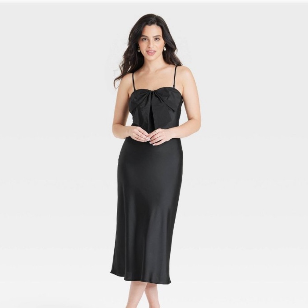 Bow Midi Dress